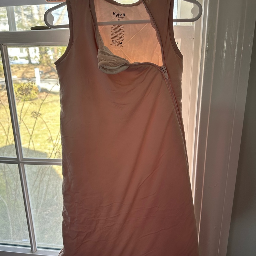 Kyte BABY Blush Pink Sleeveless Zipper Sleep Sack